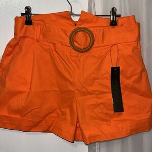 New Like an Angel Orange Stretch Shorts